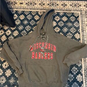 Wisconsin Badgers Gray Hoodie XXL